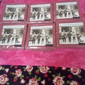 120 All Hearts Come Home For Christmas Paper Napkins 6 Pkgs New Old Stock Family